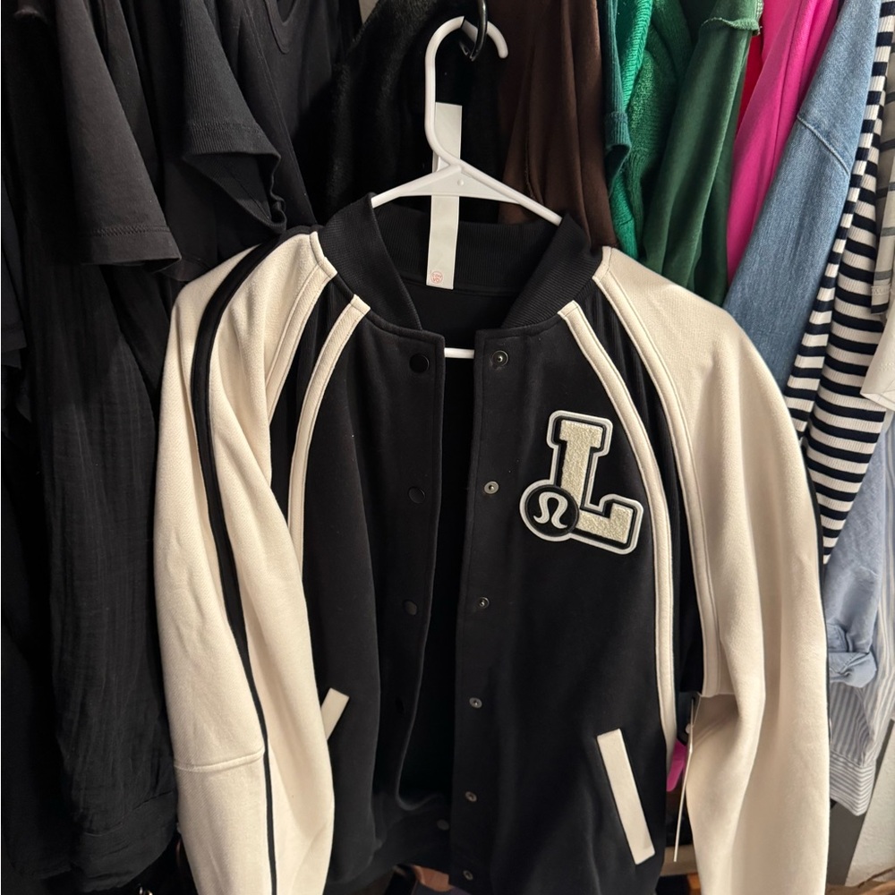 Lululemon Athletica Black and Cream Jacket